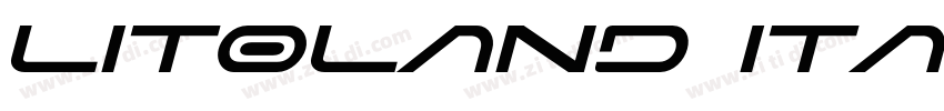 Litoland Italic字体转换